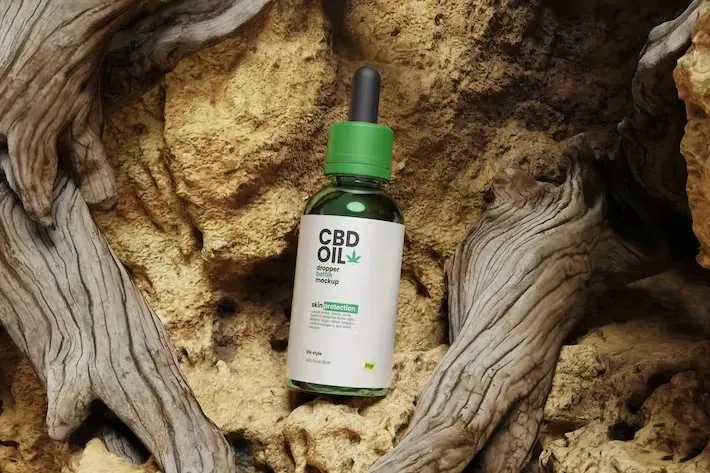 Nature Dropper Bottle Mockup