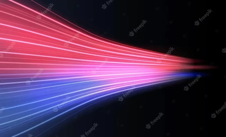Modern abstract high speed light effect. technology futuristic dynamic motion