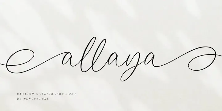 Allaya Font