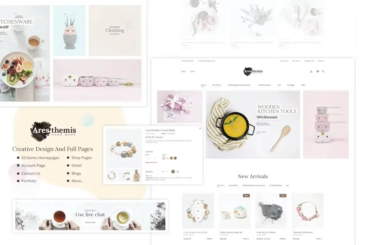 Ares Themis eCommerce PSD Template