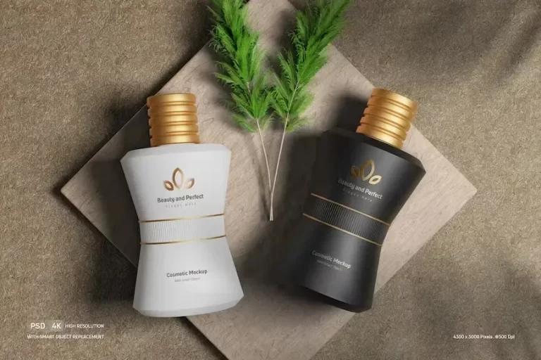 Cosmetic Bottle Mockup