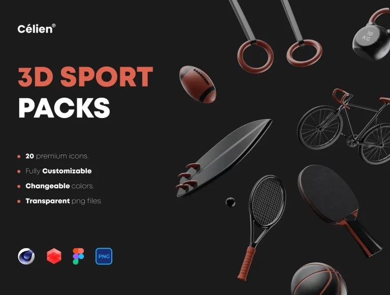3D Sport Packs Fitness