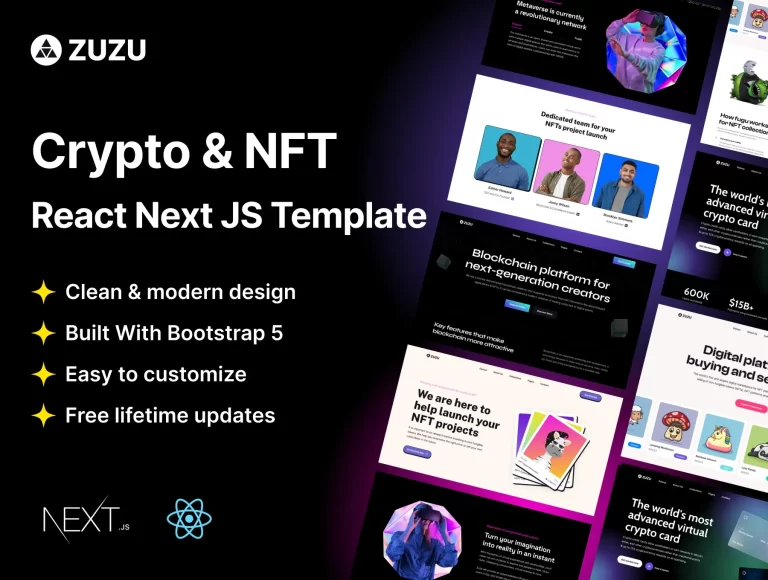 [VIP] Zuzu: Landing Page Next Js Template