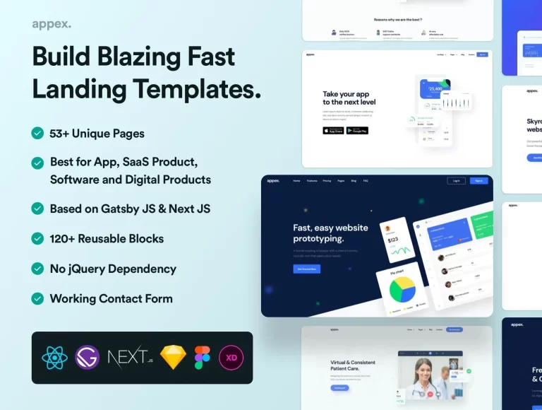 [VIP] Sandar: React Landing Page Template