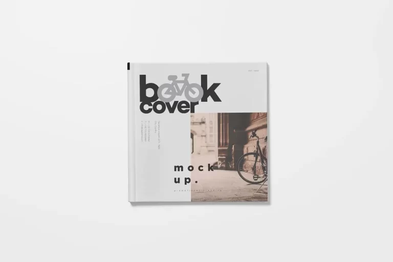 Square Hardcover Book Mockups
