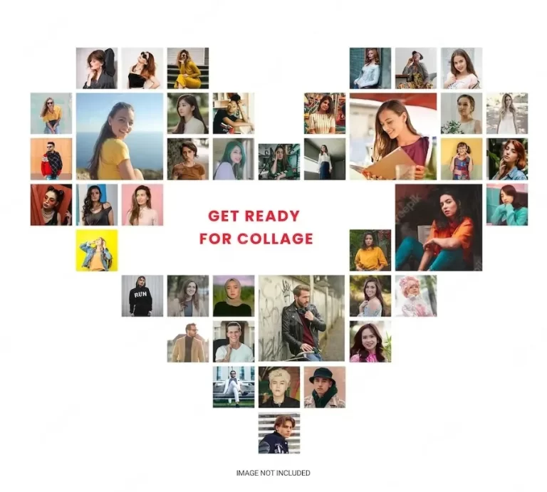 A poster for the love of collage