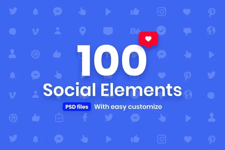 100 Handy Social Elements