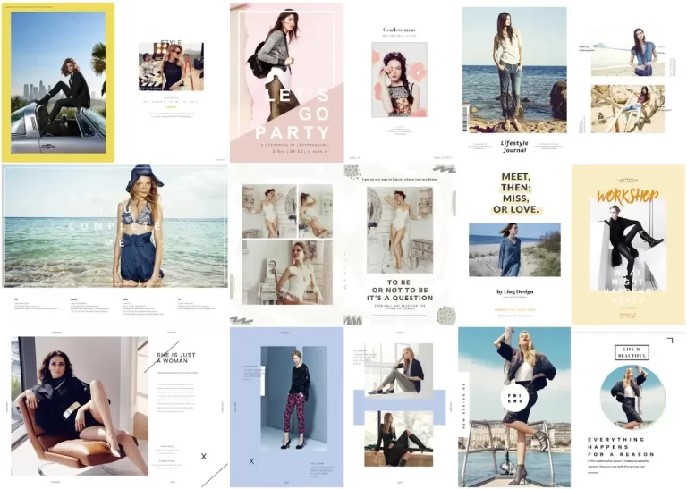 PSD Layout Album phong cách châu âu