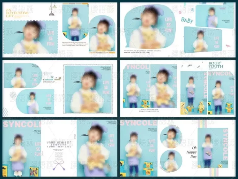 Mẩu Album Baby khổ vuông