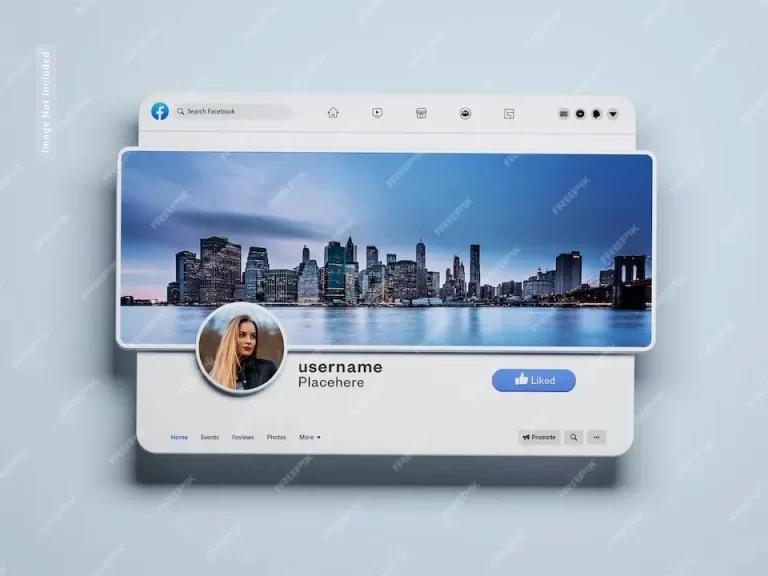 Facebook cover page mockups