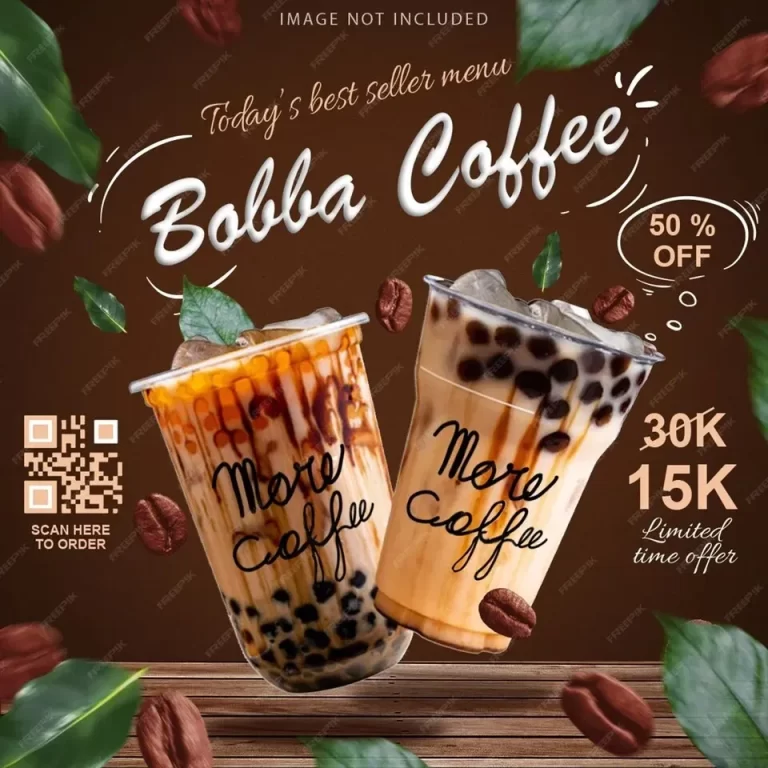 Coffee shop social media promotion instagram post banner psd