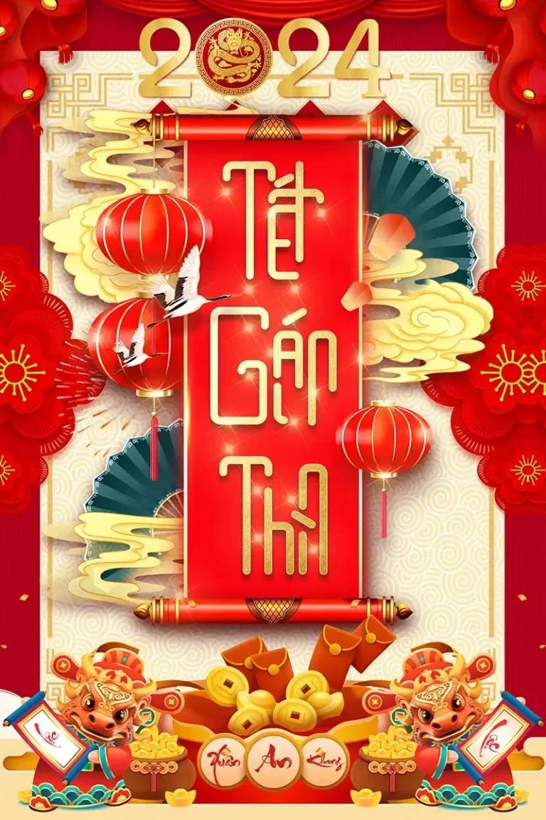 PSD Tết Giáp Thìn 2024