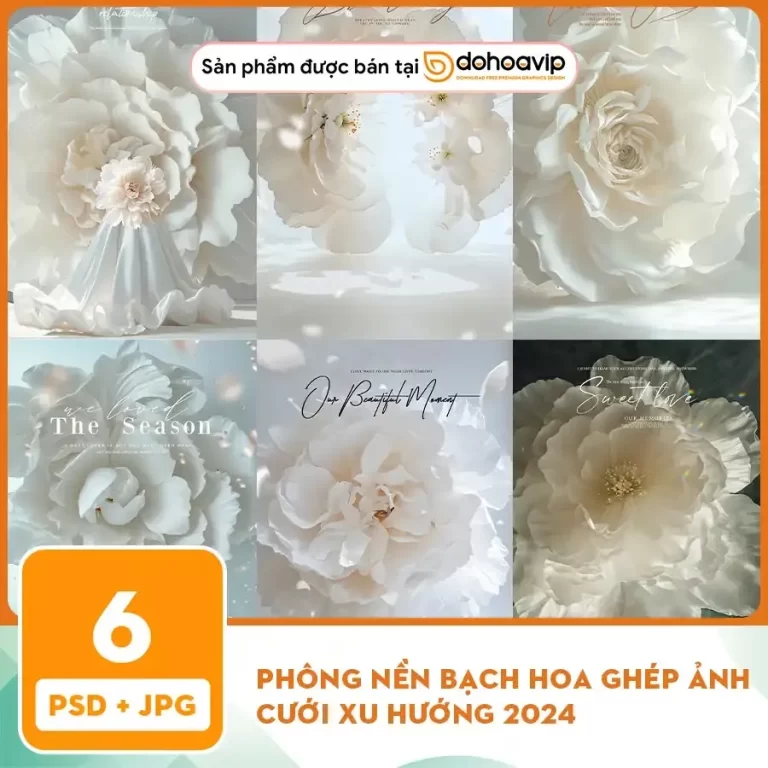 [VIP] Phông nền Bạch Hoa ghép ảnh cưới xu hướng 2024