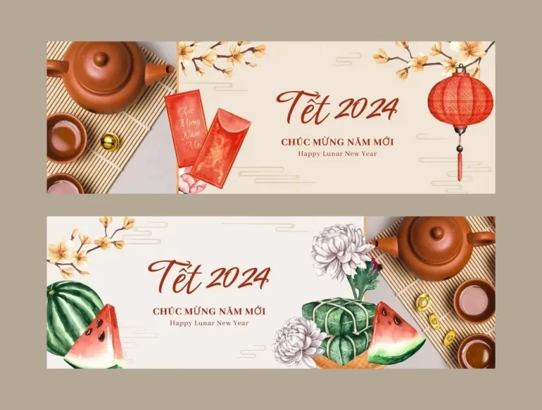 Vector Banner Tết Việt