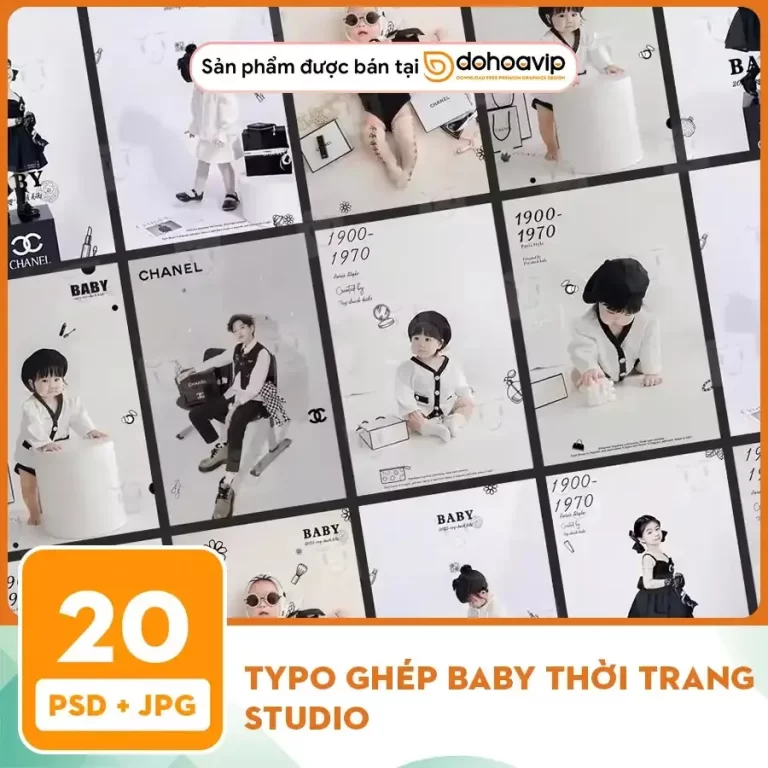 [VIP] 12 Typo ghép Baby thời trang studio