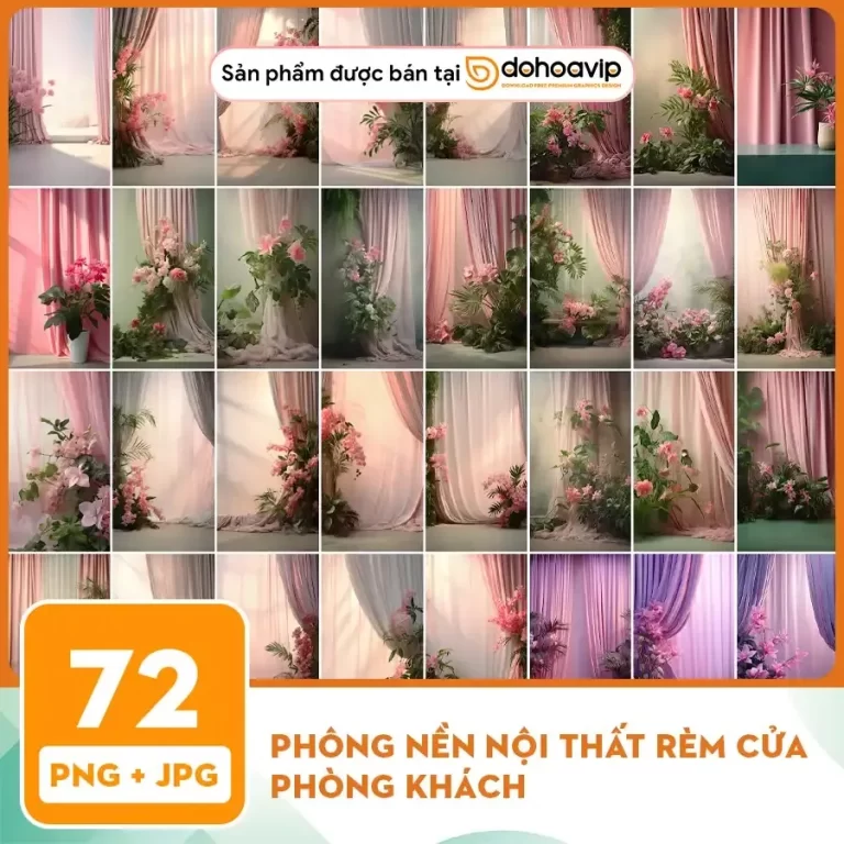 [VIP] Phông nền nội thất rèm cửa phòng khách