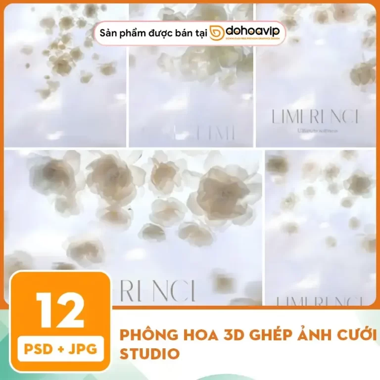 [VIP] Mẩu phông hoa 3D ghép ảnh cưới
