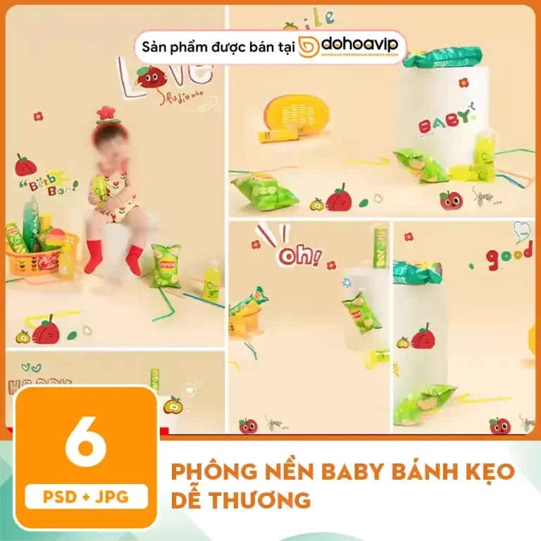 [VIP] Phông nền baby bánh kẹo dễ thương