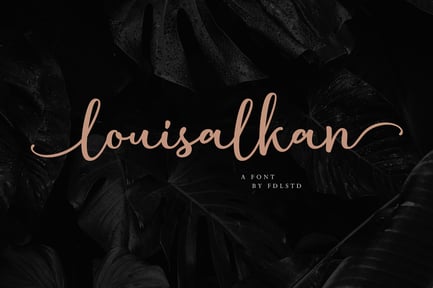 Louisalkan | Handwritten Font