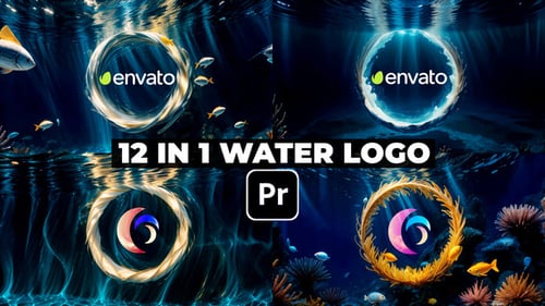 Underwater Abstract Logo Reveal