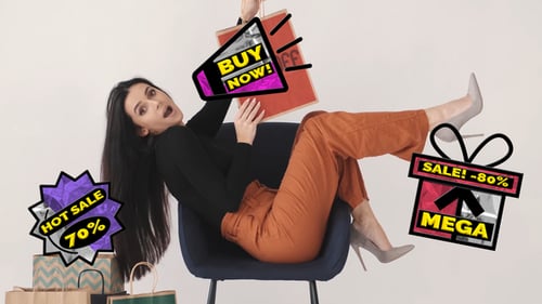 Colorful Sales Badges