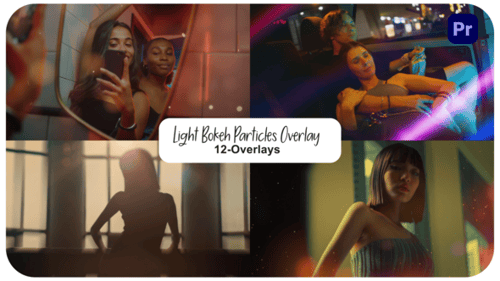 Light Bokeh Particles Overlay