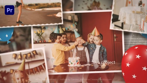 Happy Birthday Gallery MOGRT