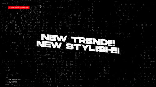 Typography Titles | MOGRT (PP)