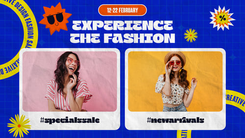 Torn Paper Fashion Sale Promo MOGRT