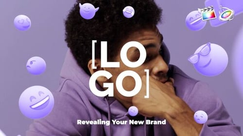 3D Social Media Logo Reveal
