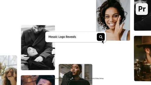 Mosaic Logo Reveals – Premiere Pro