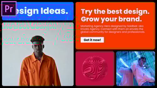 Multiscreen Slideshow Pure MOGRT for Premier Pro