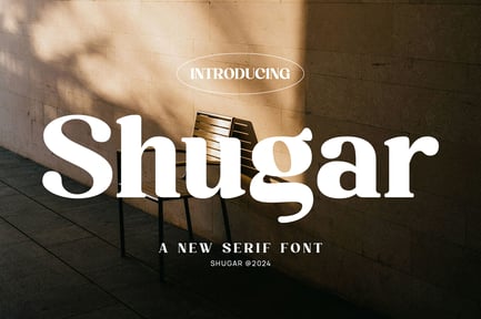 Shugar – Classy & Stylish Serif