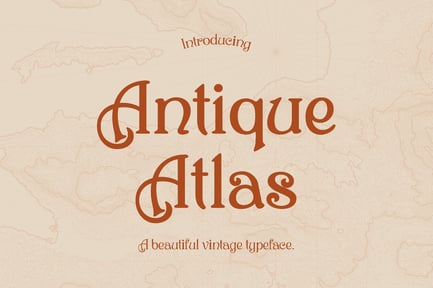 Antique Atlas – Vintage Typeface