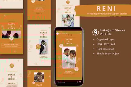 Reni – Wedding Invitation Instagram Stories