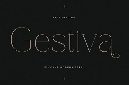 Gestiva Elegant Modern Serif Font