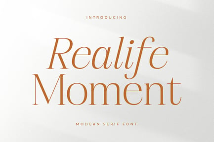 Realife Moment Modern Serif Font