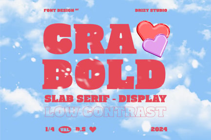Crabold – Slab Serif Display Font