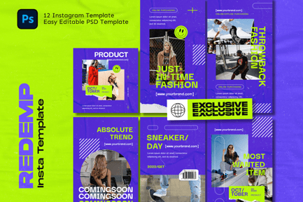 Redemp Hypebeast Instagram Template