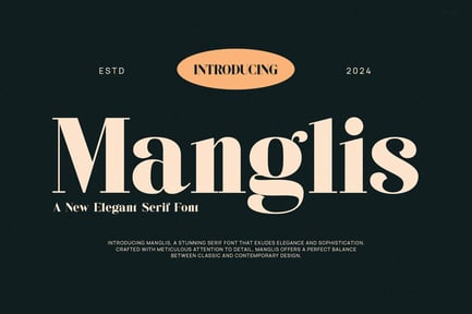 Manglis – Classy & Stylish Serif