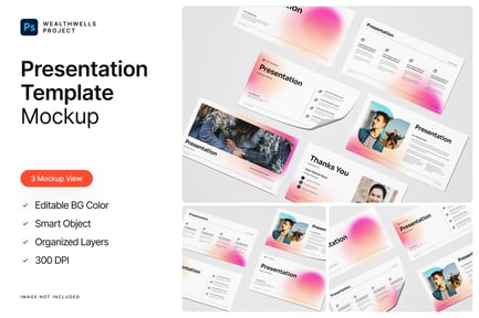 Presentation Template Mockup