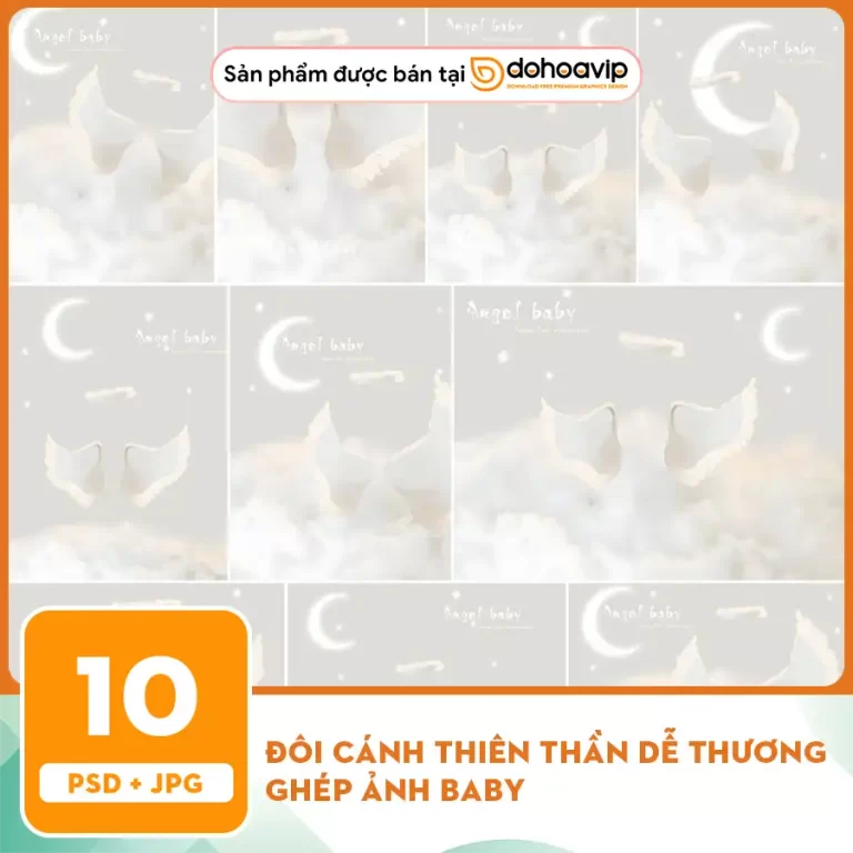 [VIP] Đôi cánh thiên thần dễ thương ghép ảnh baby