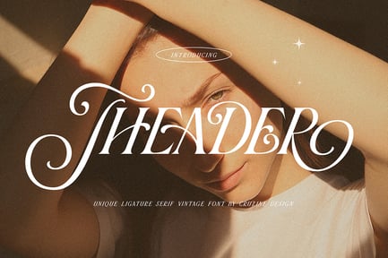 Theader Unique Vintage Serif