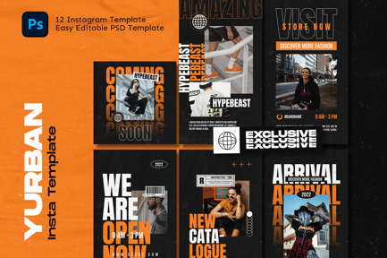 Yurban Hypebeast Instagram Template
