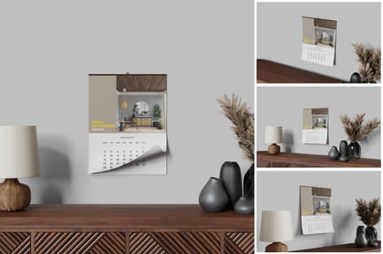 Wall Calendar Mockup