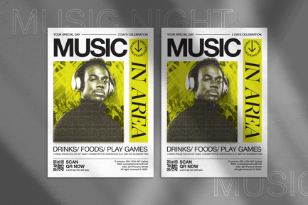 Night Music Flyer