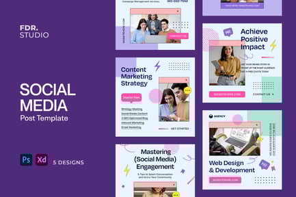 Marketing Agency Social Media Template