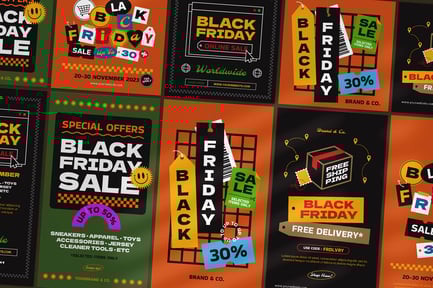 10 Black Friday Instagram Templates