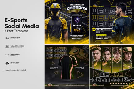 E-Sports Instagram Post Template