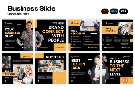 Professional Business Social Media Feed Carousel
